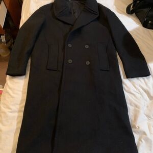 Zara Tailored Double Breasted Coat
